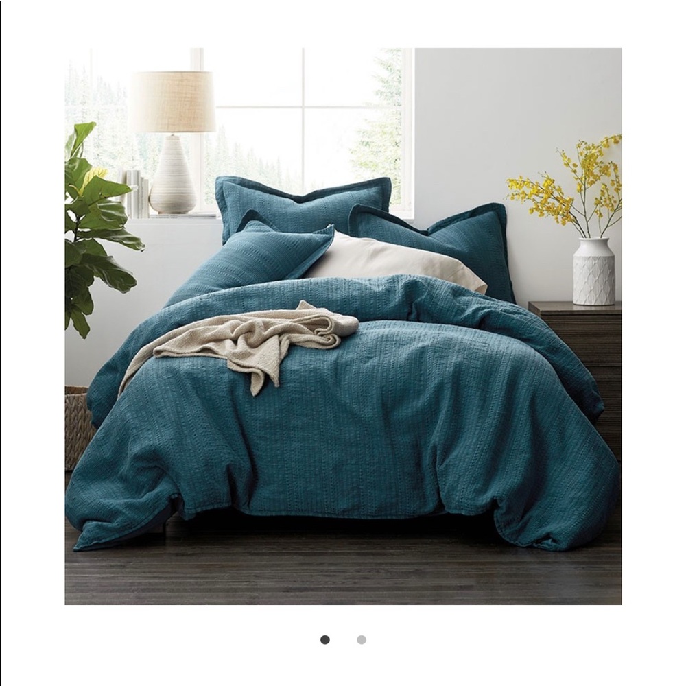 The Company Store Cotton & Linen King Duvet Cover
